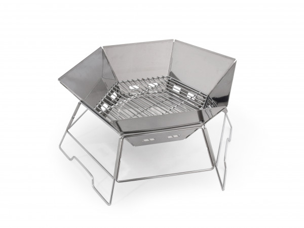 Grill- und Feuerschale 'Hexagon'